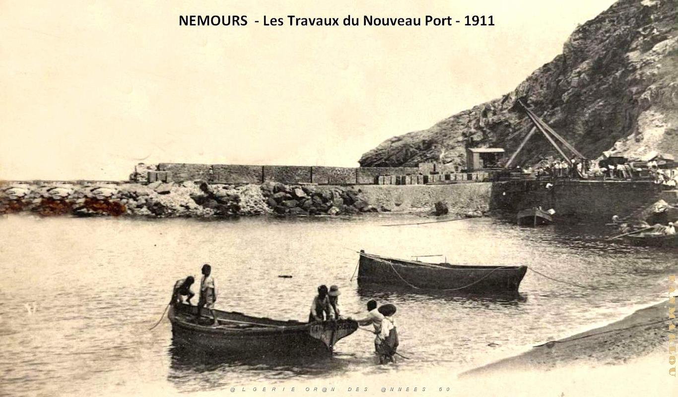 Nemours - Nouveau Port - Travaux - 1911.jpg